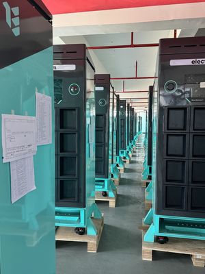 Smart E-Scooter Battery  Motobike 8/12 Bay Swapping Charging Station & Custom ESS Management Platform